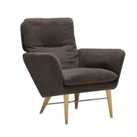 Agnes Armchair with Wood Legs